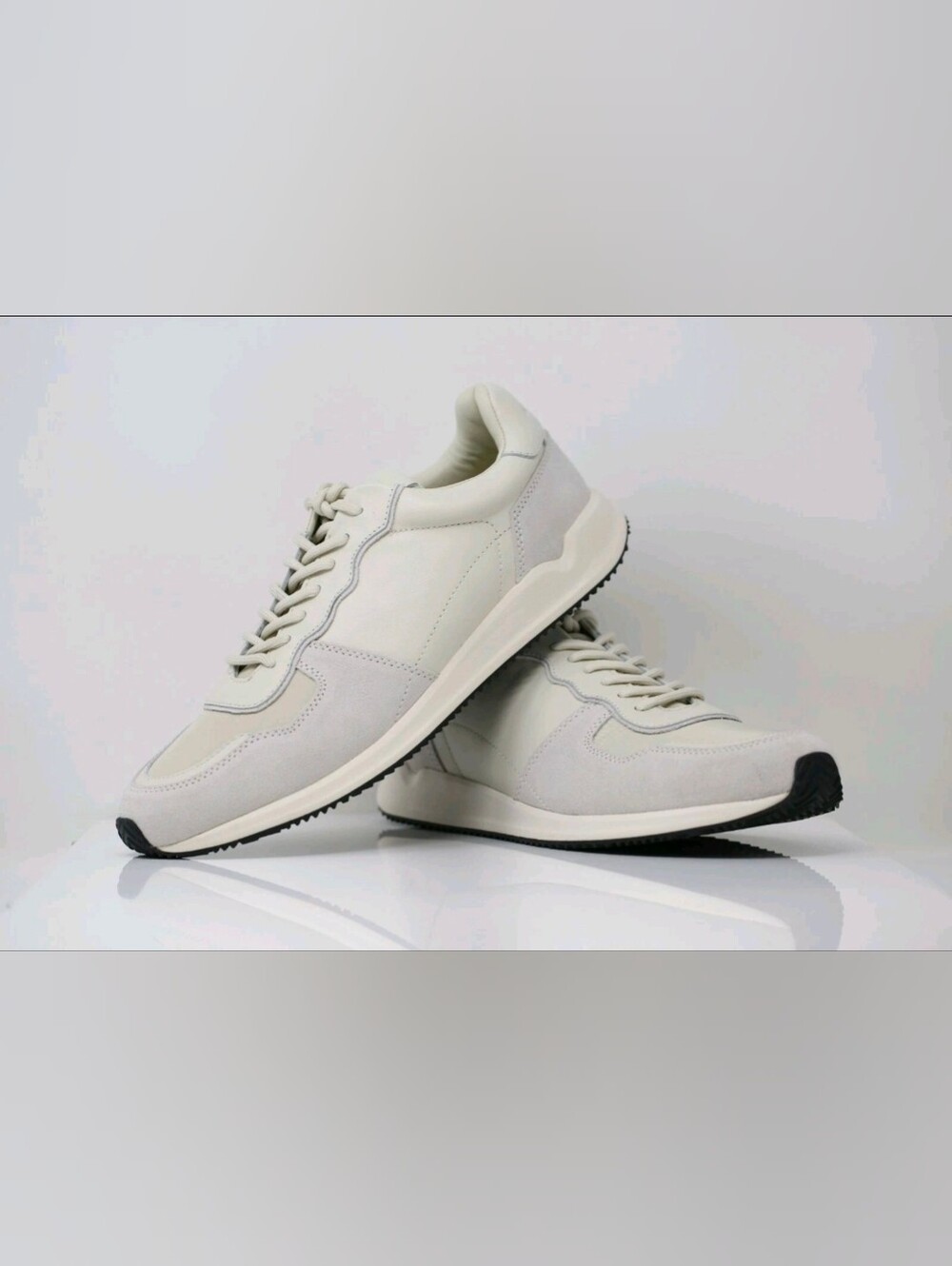 Allsaints Milford Leather Sneakers Us 10/41